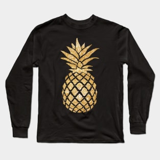 Glittery Pineapple Long Sleeve T-Shirt